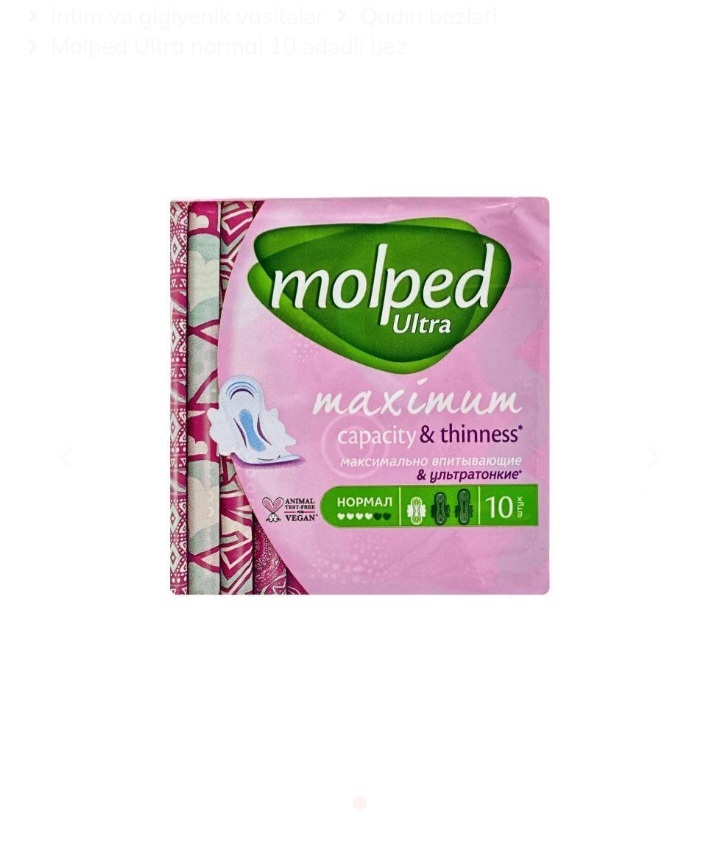 Gigiyenik bezlər Molped Ultra Maximum