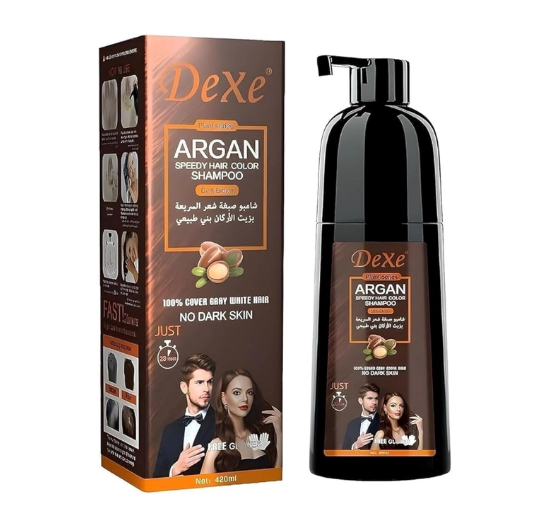 Tonlaşdırıcı şampun Dexe Argan Brown